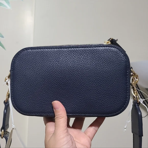 Tory Burch Navy Miller Mini Crossbody Bag Nwt - Picture 3 of 12